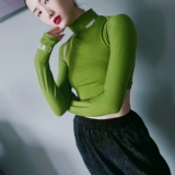 Универсальный рукав Wyz Универсальный единственный предмет джазовый танец многоцветный жилет высокий эластичный спортивный темперамент Slim Top