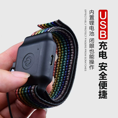 Аккумуляторная лампа для большого пальца, инструмент для щипания ушей 2025, наручная лампа с прямой зарядкой, профессиональная лампа для ковыряния в ушах, лампа для ковыряния в ушах и видимый свет.