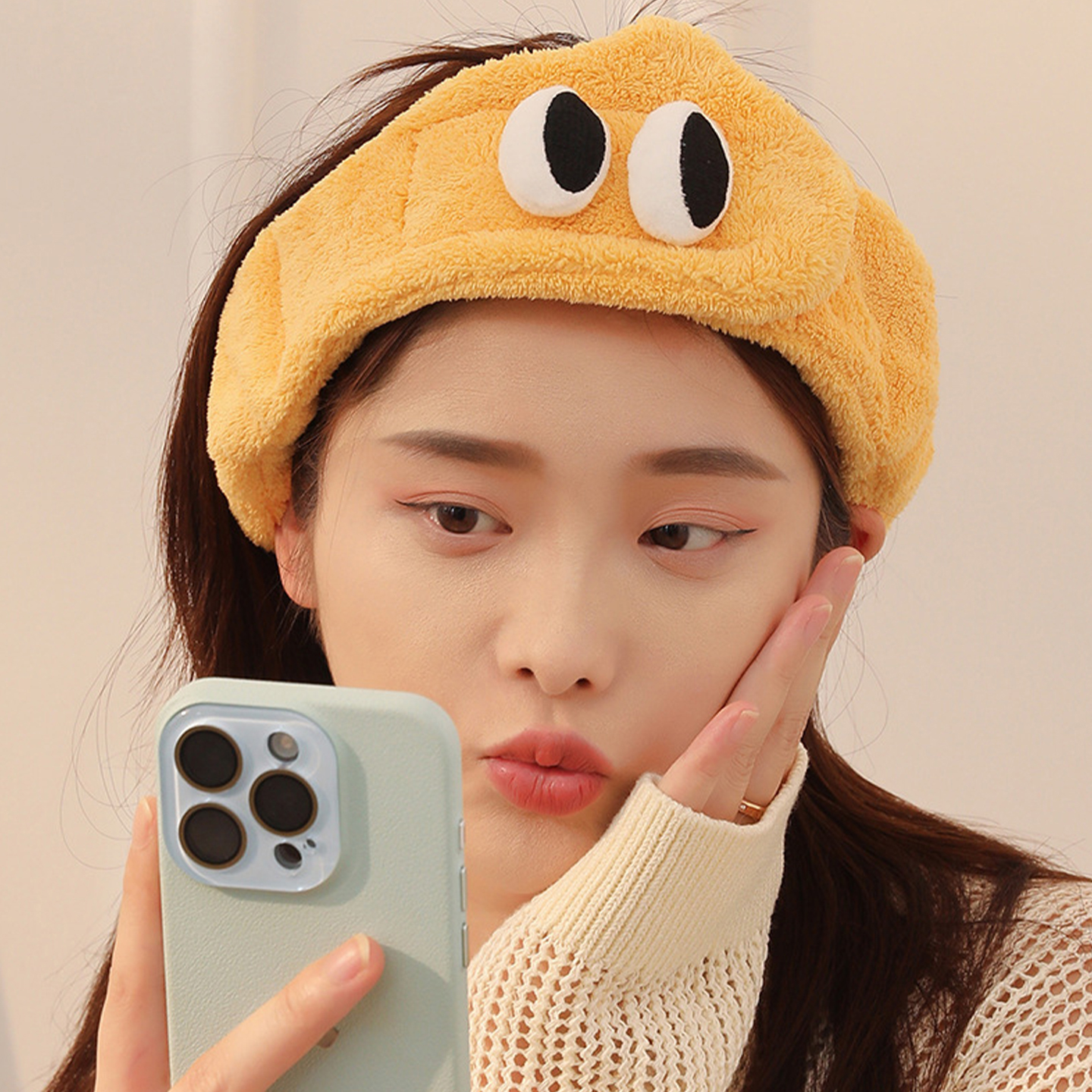 魔术贴带束发带女洗脸可爱头带网红化妆敷面膜发箍美容院2025新款 - 图3