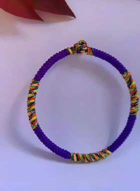 五色线红绳子虎年九乘金刚结