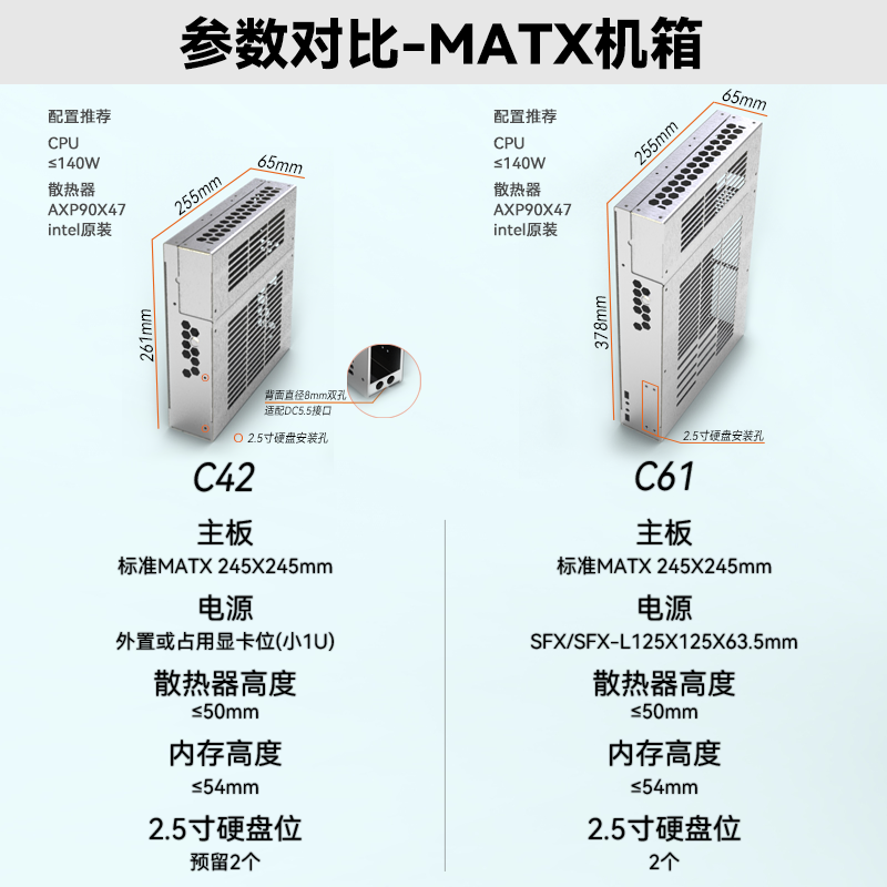 KL科隆机箱真极限超薄超小便携超强散热itx/matx直插任何显卡htpc-图2