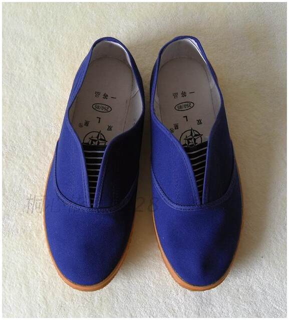 Double Star Canvas Shoes Tendon Work Shoes Elastic Lace
