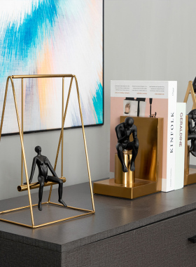 创意客厅雕塑摆件莎芮装饰轻奢