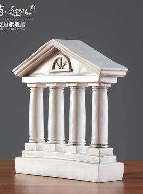 欧式风古罗马建筑模型摄影艺术品