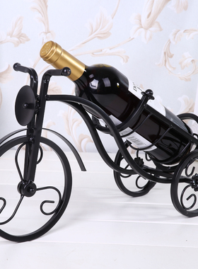 红酒架客厅摆件铁质装饰北欧