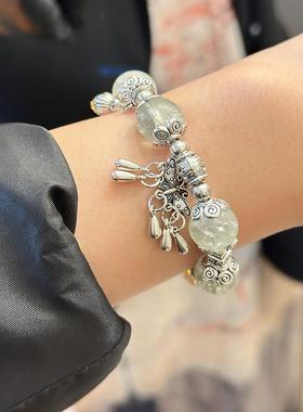 手作琉璃陶瓷串珠女款手链国潮男手串小众设计情侣款新中式手饰品