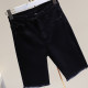 ໂສ້ງຂາສັ້ນ denim ສີຂາວລະດູຮ້ອນ