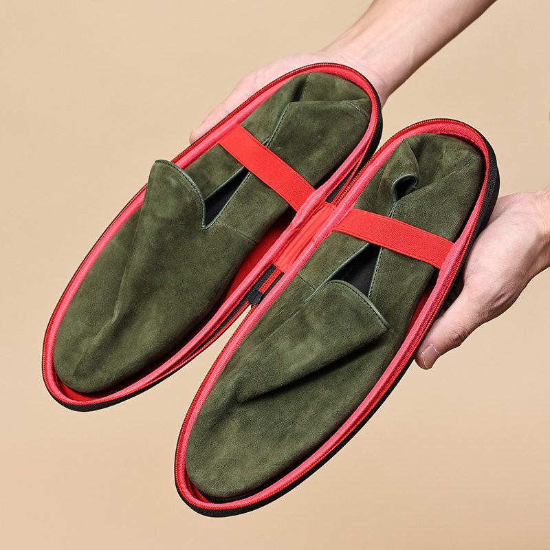 新款高端钱包鞋羊猄皮潮流乐福鞋一脚蹬懒人豆豆鞋软皮休闲男鞋,淘宝优惠券,粉丝福利购,淘宝优惠卷