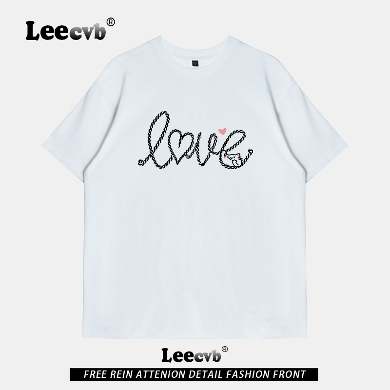 【专柜正品】LEEcvb官方潮牌图案纯棉短袖t恤男女同款联名上衣夏 - 图2