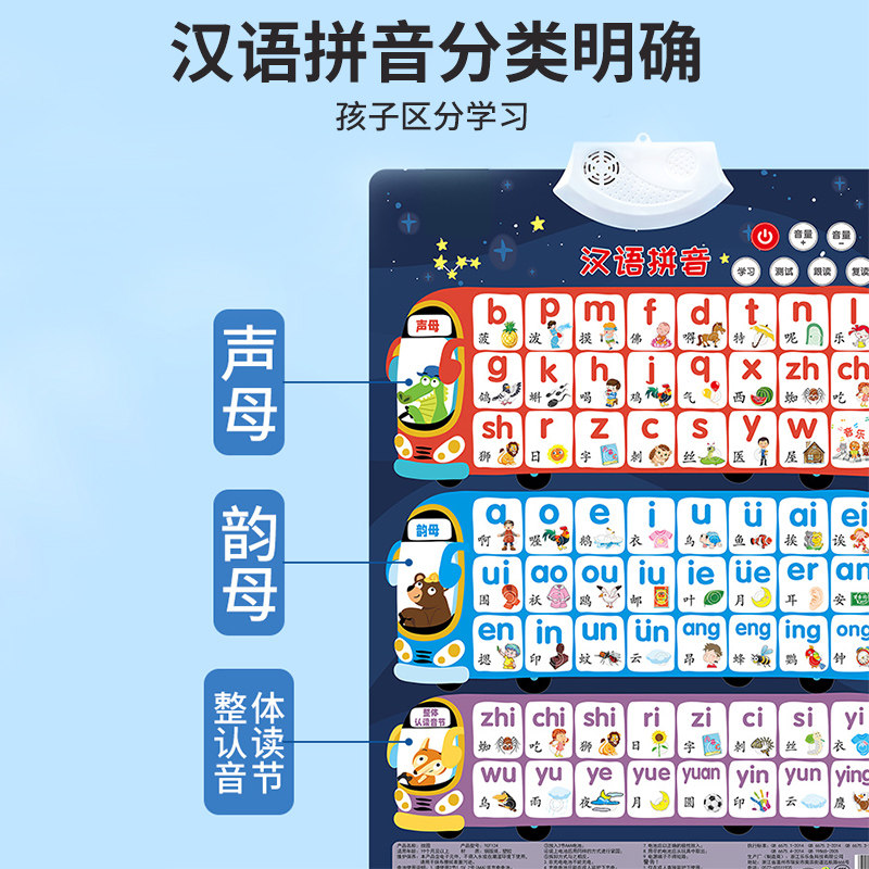 宝宝有声早教挂图1-3岁儿童新年礼物认知学说话益智玩具挂图墙贴,淘宝优惠券,粉丝福利购,淘宝优惠卷