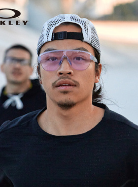 欧克利女款跑步墨镜太阳眼镜