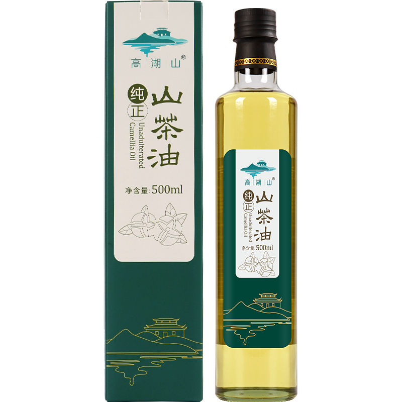 高湖山茶油食用油500ml/瓶纯正茶籽油