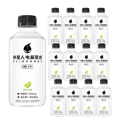 外星人无糖电解质水300mL*12瓶