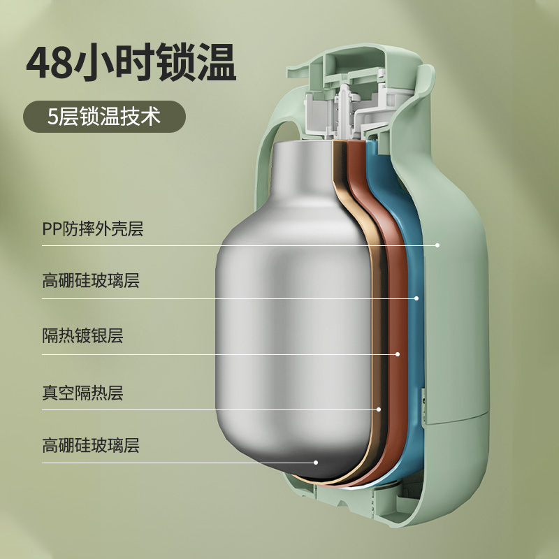 Jeko家用保温壶暖壶热水瓶保暖水壶茶瓶杯大容量便携学生宿舍办公-图2