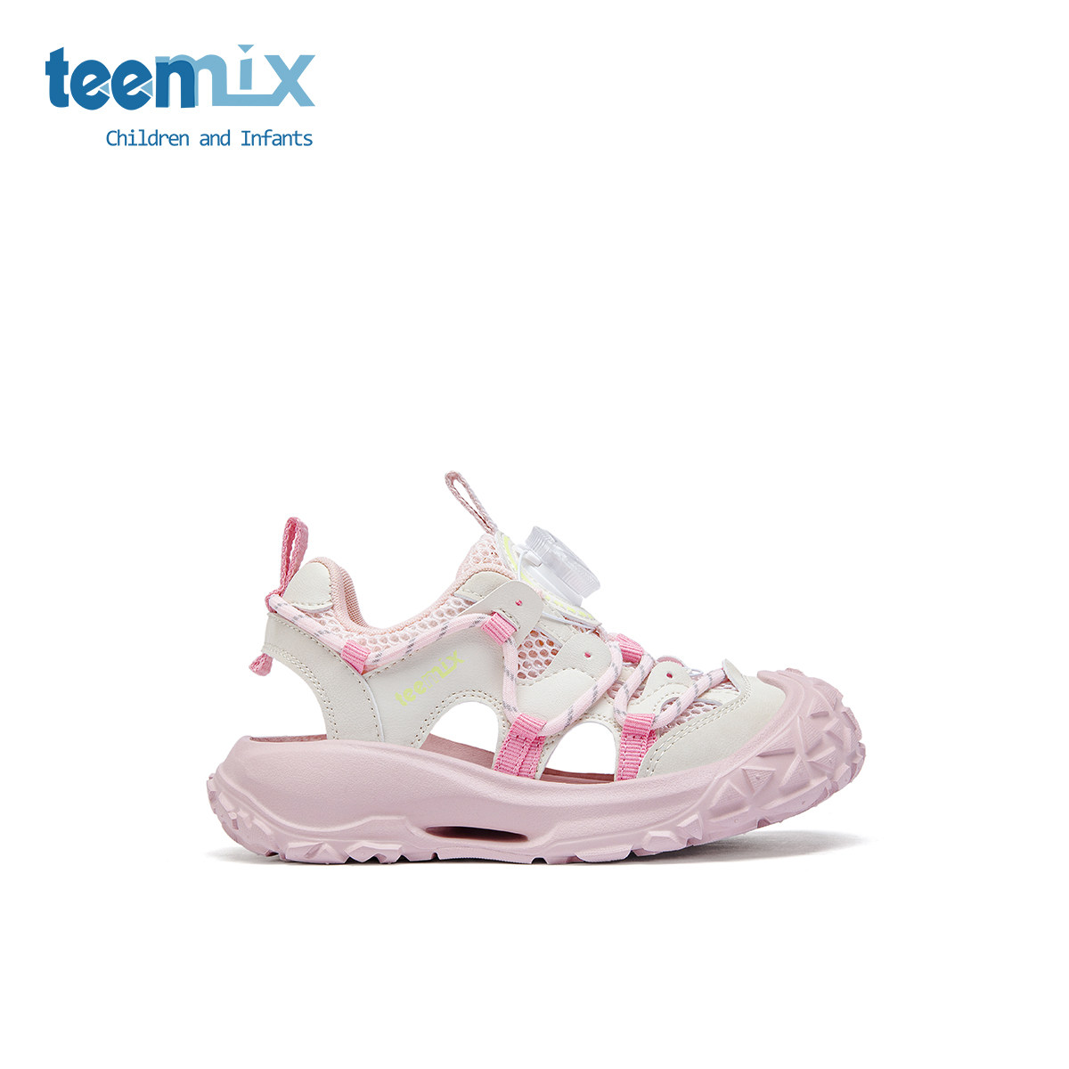 天美意童鞋2025夏季新款女童软底户外沙滩鞋男童包头中大童亲子鞋,淘宝优惠券,粉丝福利购,淘宝优惠卷