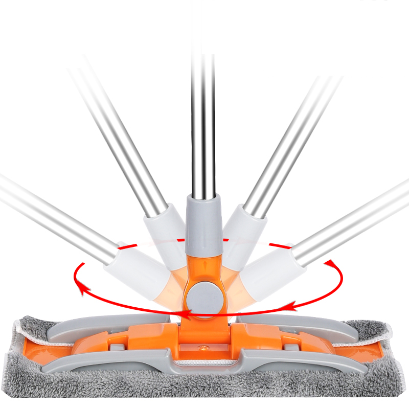 太太乐平板拖把不锈钢一拖净吸水扫把清洁布夹布拖把1件家用-图2