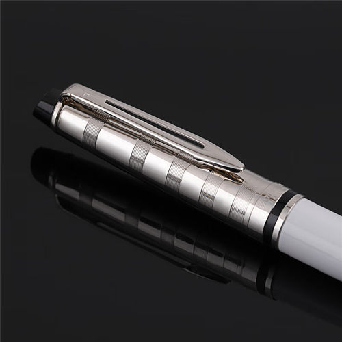 WATERMAN/威迪文签字笔 宝珠笔 权威系列时尚纯白白夹原子笔 - 图3