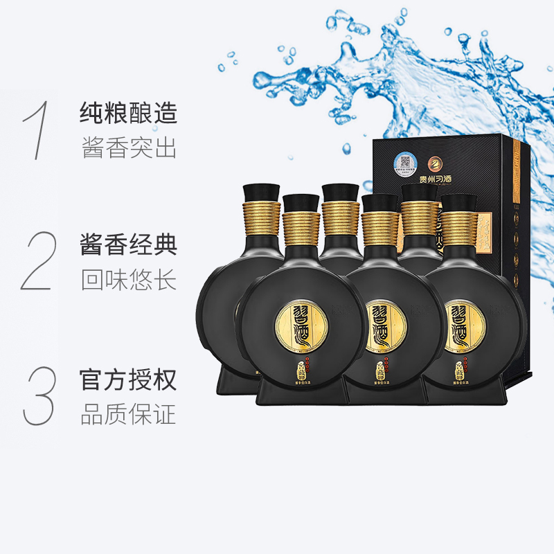 贵州习酒白酒纯粮食酒窖藏1988精装500ml*6瓶53度酱香型（散装）-图1