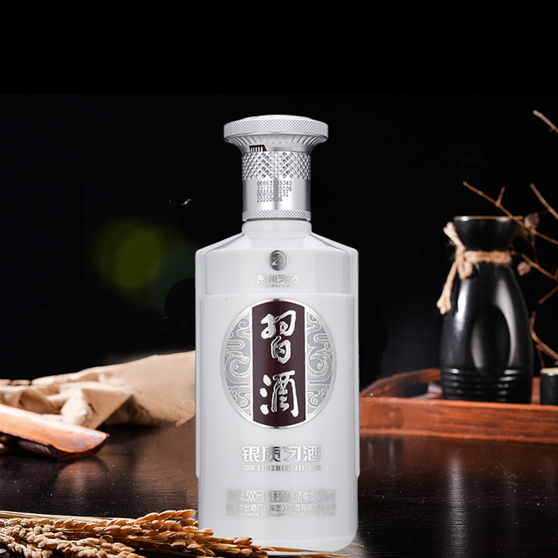 贵州习酒纯粮食酒国产白酒银质第三代500ml*1瓶53度酱香型宴请 - 图2