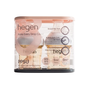 新加坡hegen新生婴儿奶瓶150ml