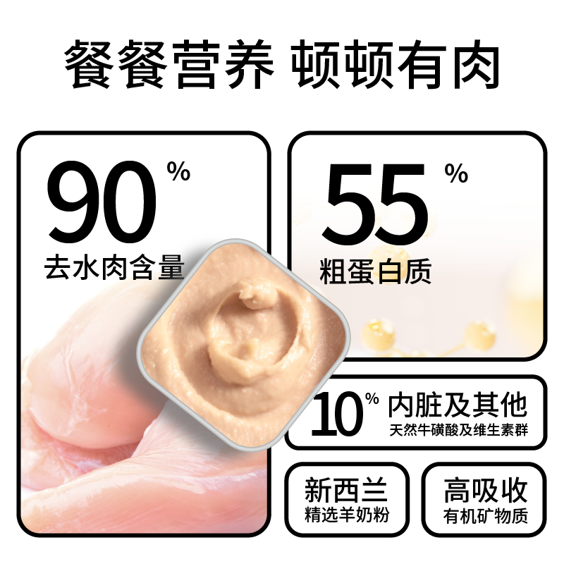 诚实一口主食餐盒成猫幼猫发腮增肥营养湿粮小猫罐-图1