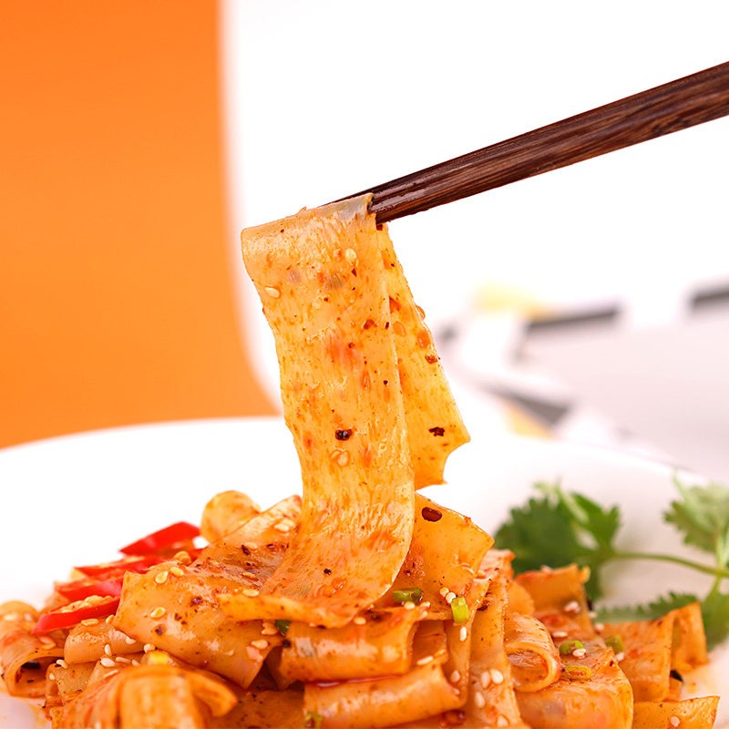 阿宽红油面皮麻辣味超市装460g*1提非火鸡面成都泡面夜宵宿舍