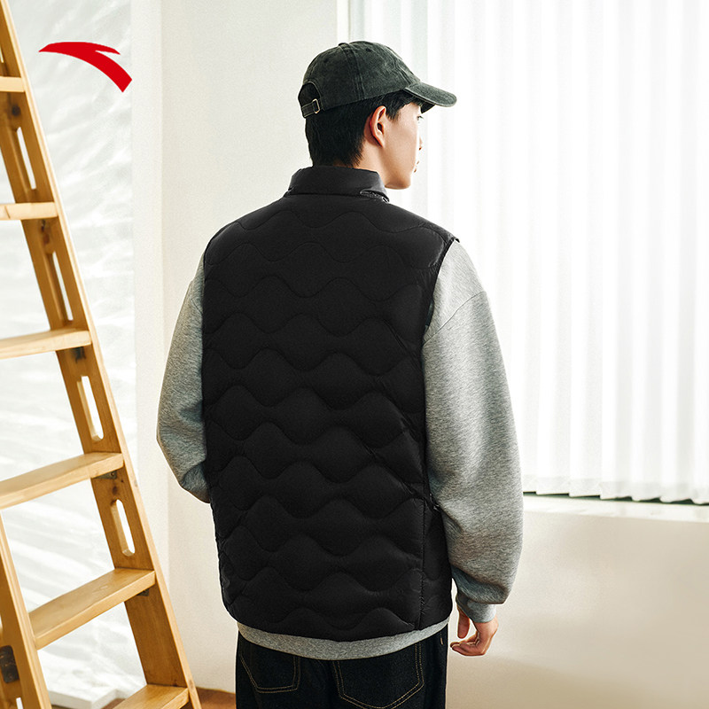 安踏雪壳羽绒丨轻薄羽绒服马甲男女冬季新款户外立领加厚保暖外套,淘宝优惠券,粉丝福利购,淘宝优惠卷