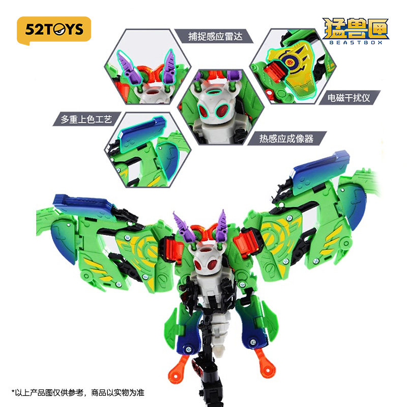 52TOYS猛兽匣系列 风筝摩丝 飞蛾变形玩具成品模型手办,淘宝优惠券,粉丝福利购,淘宝优惠卷