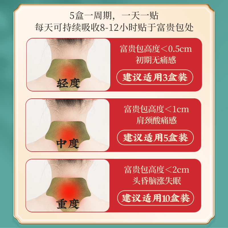 南京同仁堂颈椎贴艾草贴官方正品艾灸肩颈非富贵包消除贴发热敷贴 - 图3