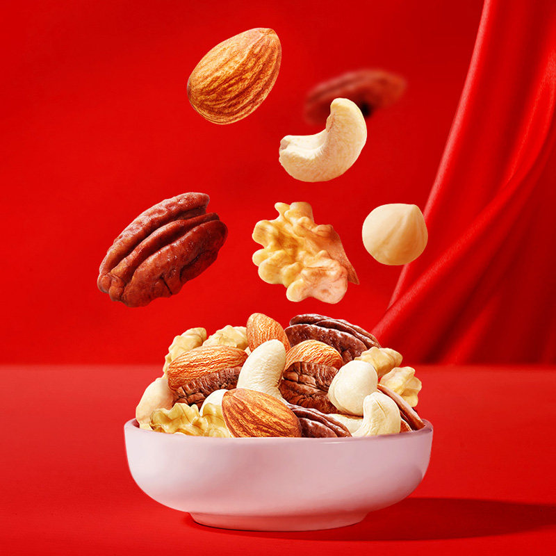 沃隆混合纯坚果1kg罐装大果每日坚果休闲零食核桃仁腰果炒货孕妈,淘宝优惠券,粉丝福利购,淘宝优惠卷