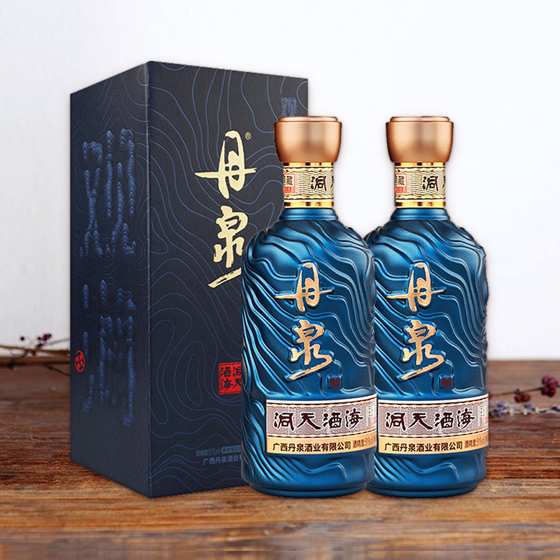 广西丹泉酒 观海51度酱香型白酒500ml*2瓶洞天酒海 - 图2