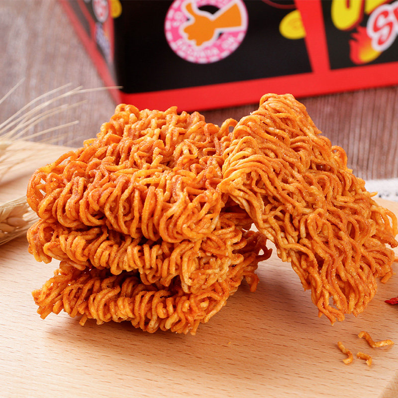 印尼进口GEMEZ网红休闲膨化追剧零食辣味小鸡面干脆干吃面30包,淘宝优惠券,粉丝福利购,淘宝优惠卷
