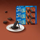 Oreos are crispy and dark chocolate with a rich and mellow taste