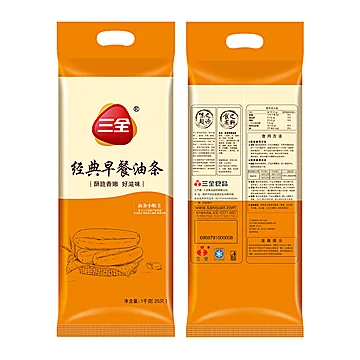 拍3件！三全经典早餐油条半成品1000g*3