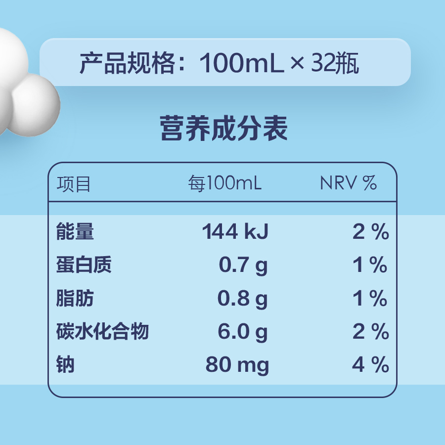 蒙牛未来星草莓味乳酸菌饮品优选奶源儿童学生奶100ml*4瓶*4排*2 - 图2