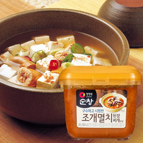 韩国进口清净园贝类鳀鱼生大酱韩式大酱汤专用酱黄豆酱 - 图2