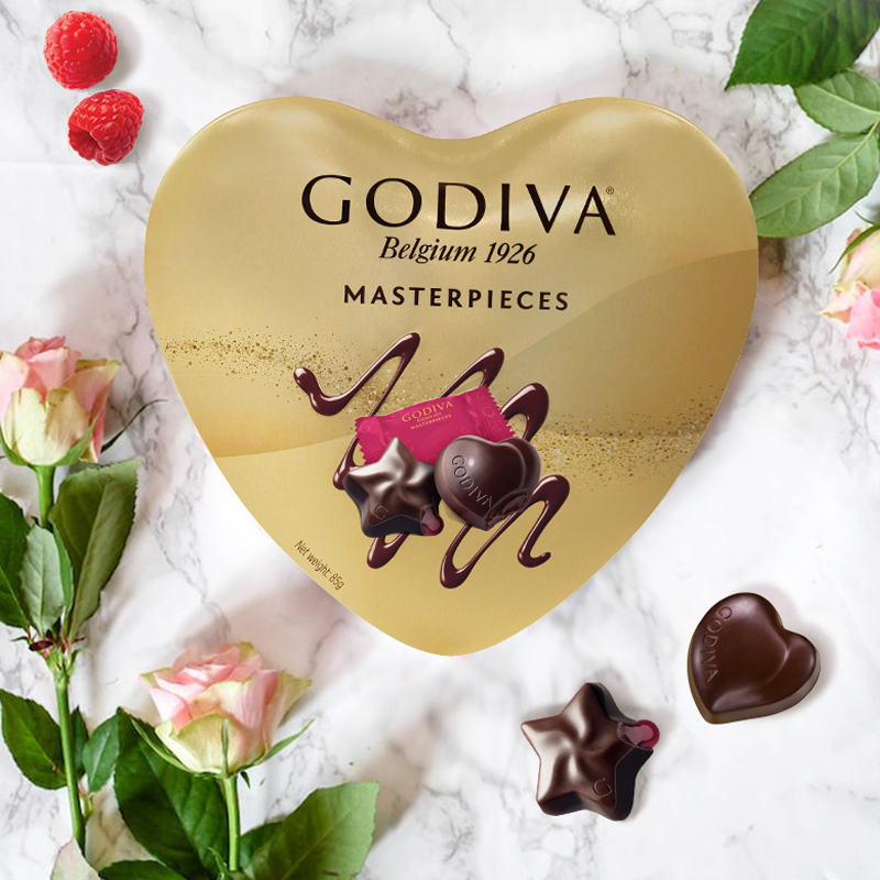【巧克力禮盒】GODIVA/歌帝梵心形巧克力禮盒12顆節日禮物伴手禮_天貓超市_零食/堅果/特產