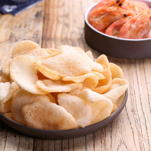 啪啪通印尼原味虾片咸香酥脆大片厚实全家共享好友闲聊零食小吃 - 图2