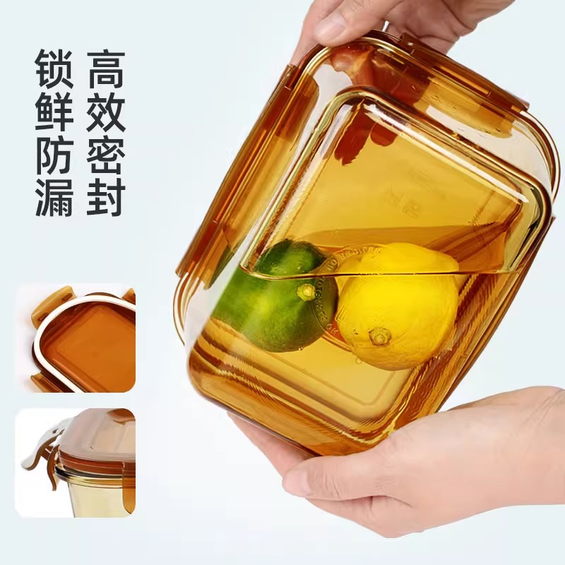 Chuangde large-capacity food-grade glass sealed pickle box
