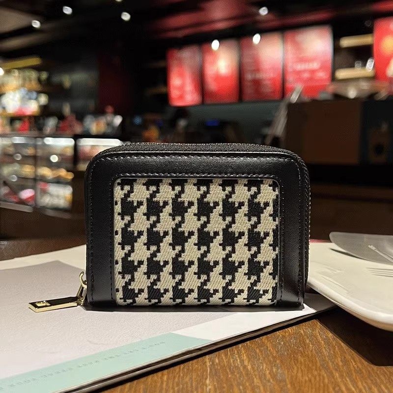 格子卡包女士防消磁证件位大容量驾驶证套卡片包高档防盗刷卡夹,淘宝优惠券,粉丝福利购,淘宝优惠卷