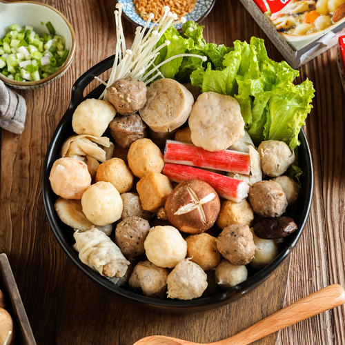 【任选3件56.9】趣十八番潮汕牛肉丸鱼丸鱼豆腐火锅食材丸子 - 图1