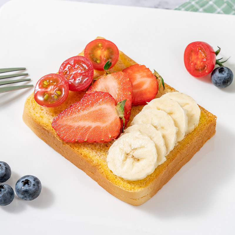 包邮【福事多】香蕉牛奶厚切吐司300g