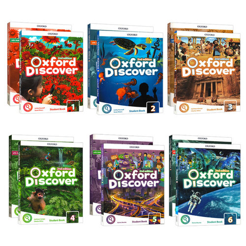 oxford discover 新版第二版牛津少儿英语教材oxforddiscover 1-6 - 图0