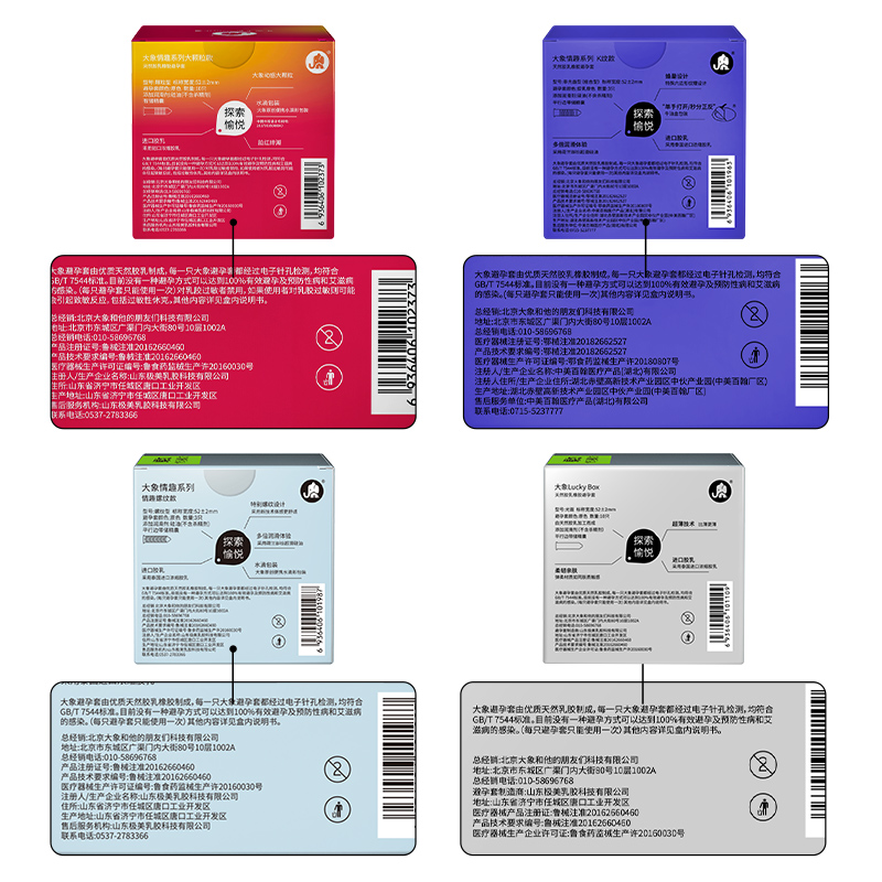 大象避孕套大颗粒情趣超薄组合36只安全套情趣计生狼牙棒刺激-图3