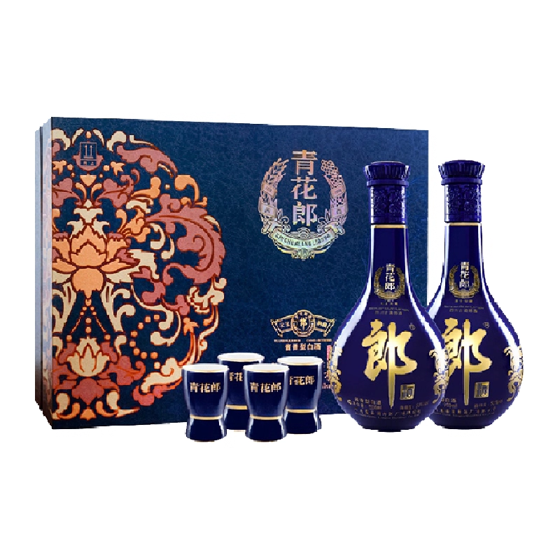 郎酒青花郎53°酱香型双瓶礼盒2瓶