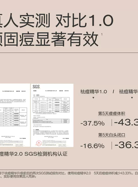 大水滴祛痘精华精准淡化红印