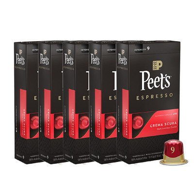 Peet's进口胶囊咖啡5.3g×50颗