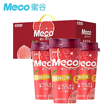 香飘飘Meco蜜谷茶饮料桃桃红柚果汁茶[5元优惠券]-寻折猪