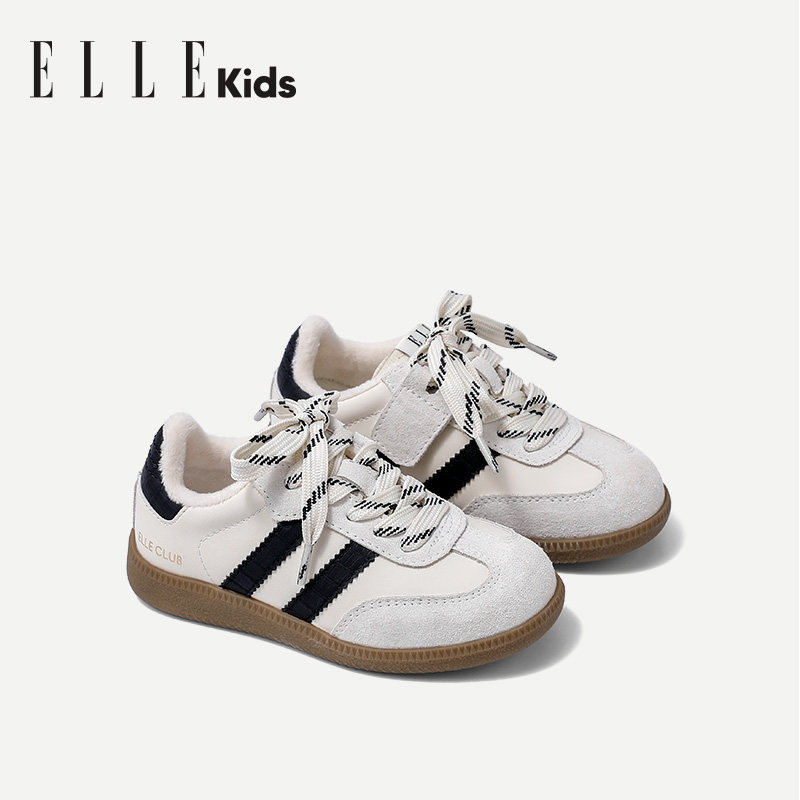 ELLEkids女童棉鞋冬季新款男童二棉板鞋运动鞋儿童加绒保暖鞋子,淘宝优惠券,粉丝福利购,淘宝优惠卷