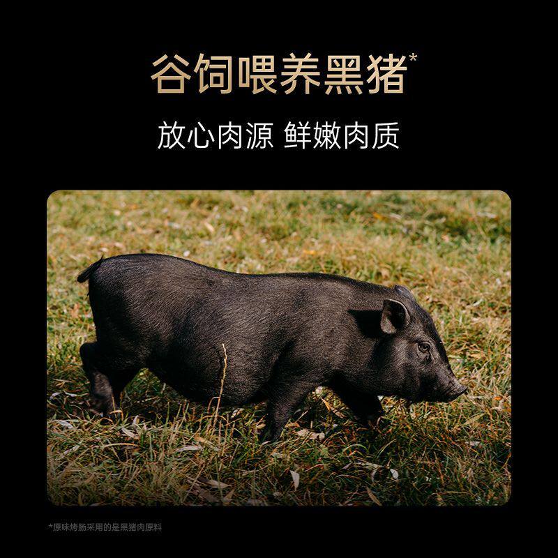 锋味派烤肠纯肉火山石香肠热狗地道肉肠空气炸锅烧烤台式火腿肠
